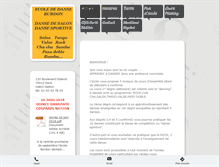 Tablet Screenshot of ecole-de-danse-burdon.com